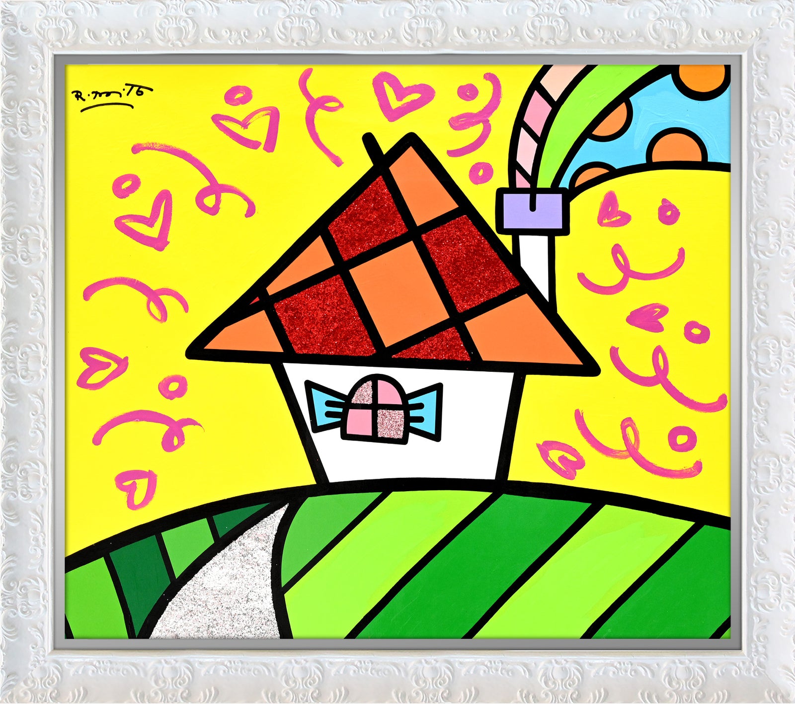 UP THE HILL - Mixed Media Original