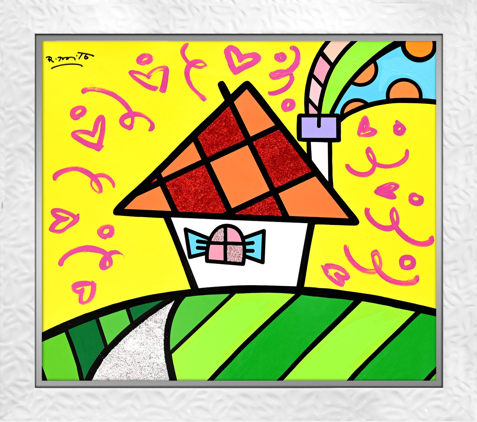 UP THE HILL - Mixed Media Original