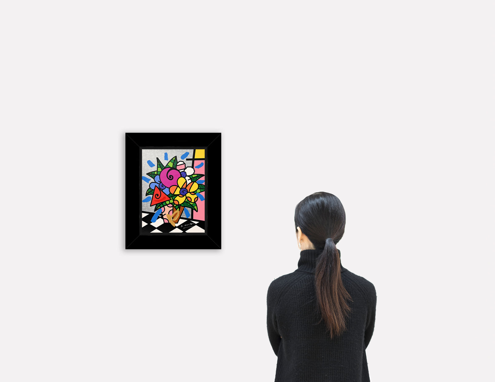 FLOWERS FOR YOU - Mixed Media Original