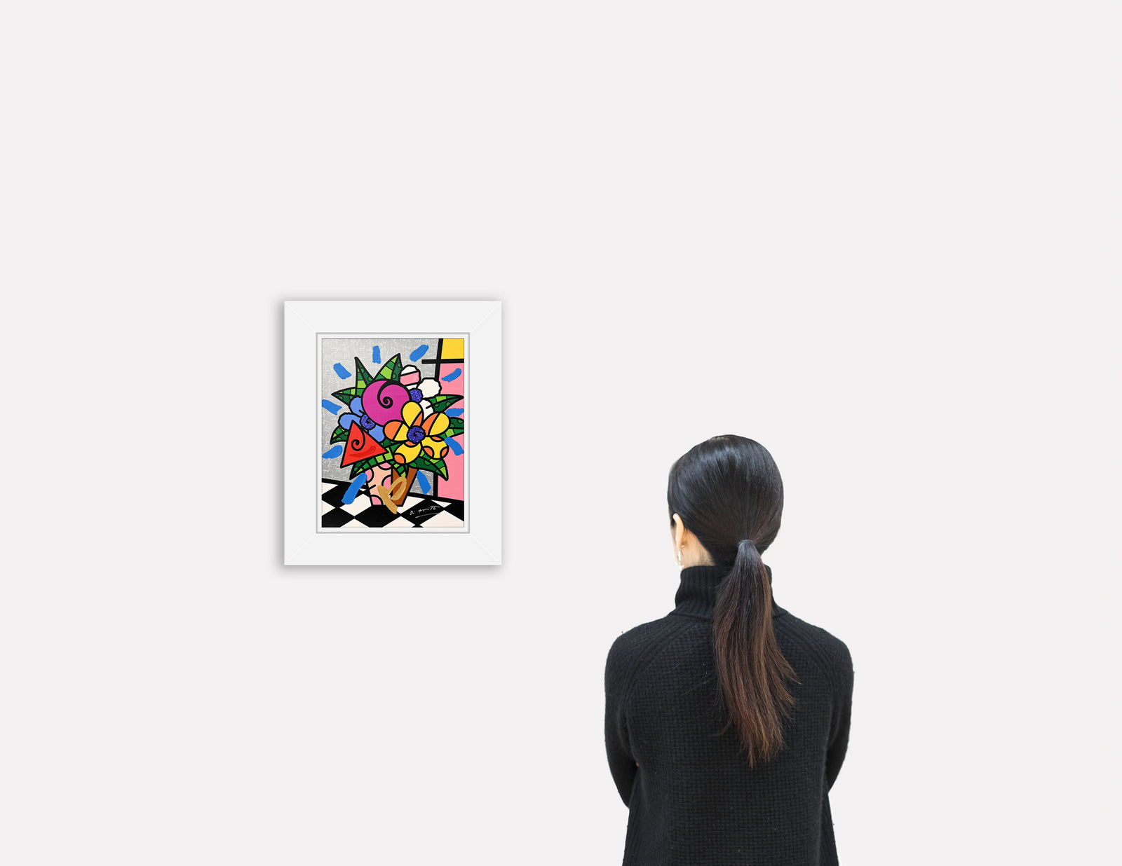 FLOWERS FOR YOU - Mixed Media Original