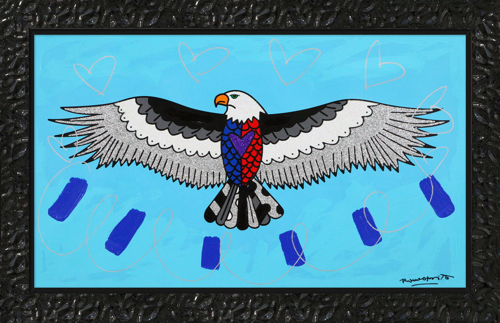 Free (Eagle) - Mixed Media Original