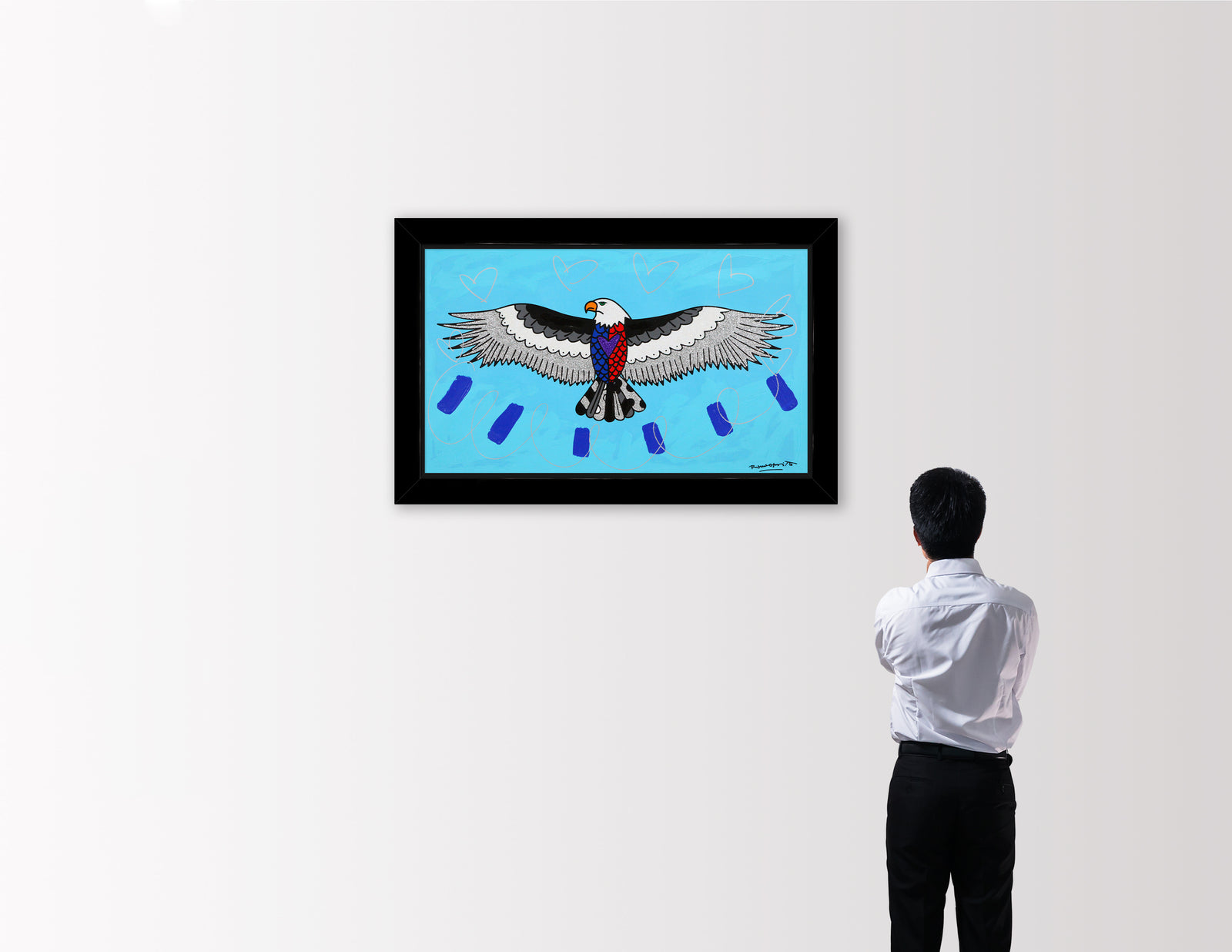 Free (Eagle) - Mixed Media Original