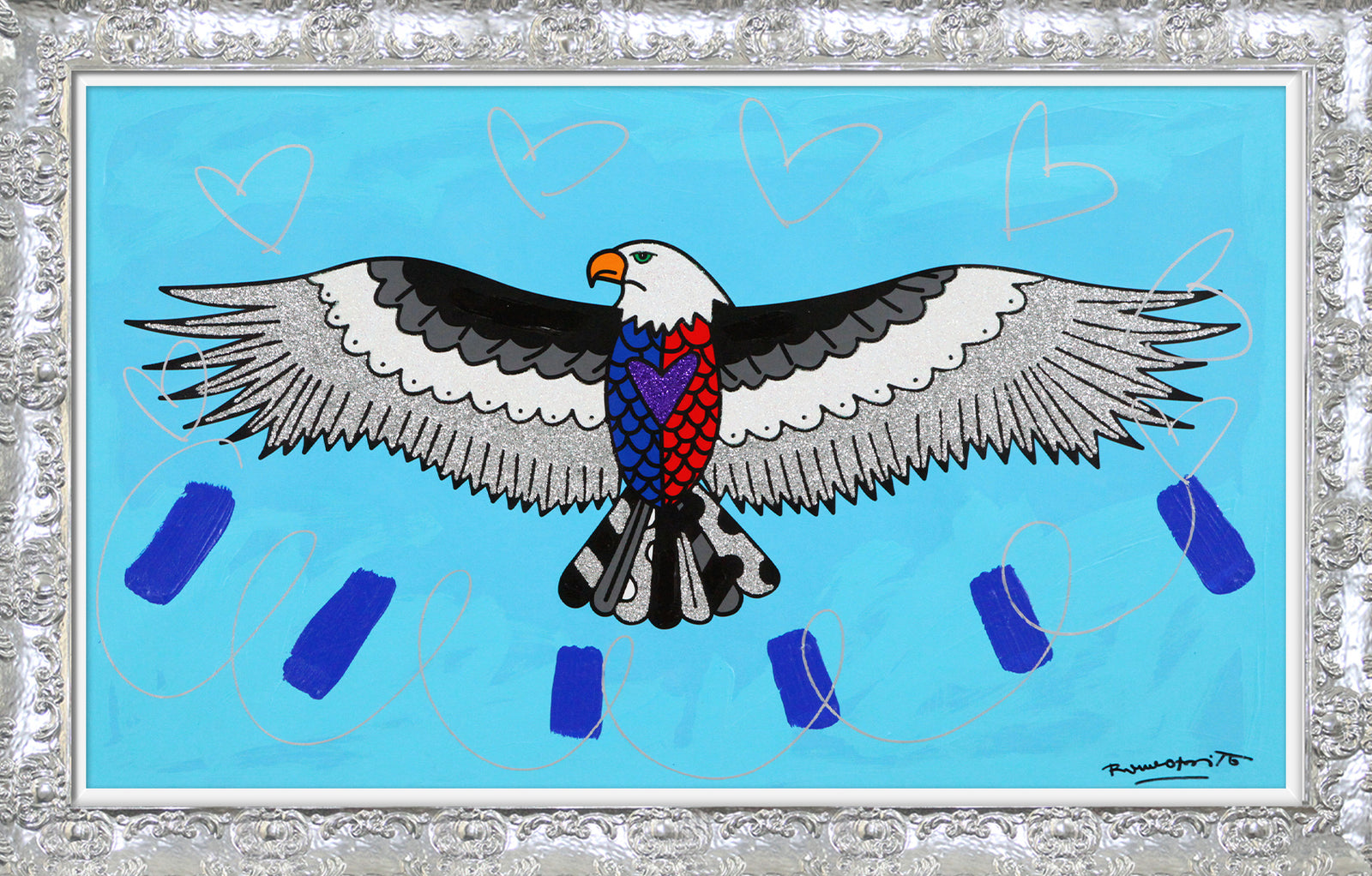 Free (Eagle) - Mixed Media Original