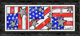 FLAG TRIPTYCH - Mixed Media Original