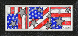 FLAG TRIPTYCH - Mixed Media Original