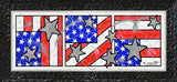 FLAG TRIPTYCH - Mixed Media Original