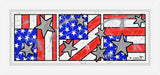 FLAG TRIPTYCH - Mixed Media Original