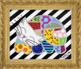 HAPPY CAT -  Mixed Media Original