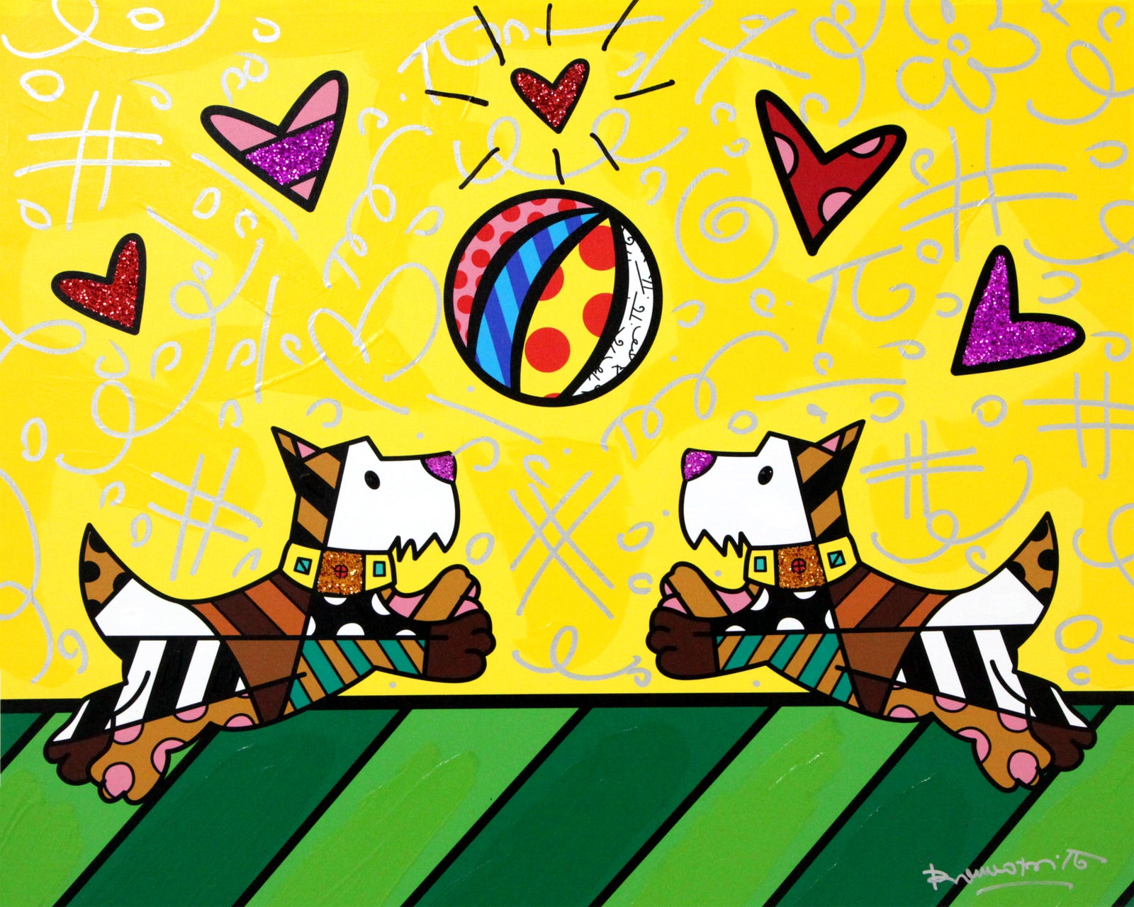 PLAYING TIME - Mixed Media Original