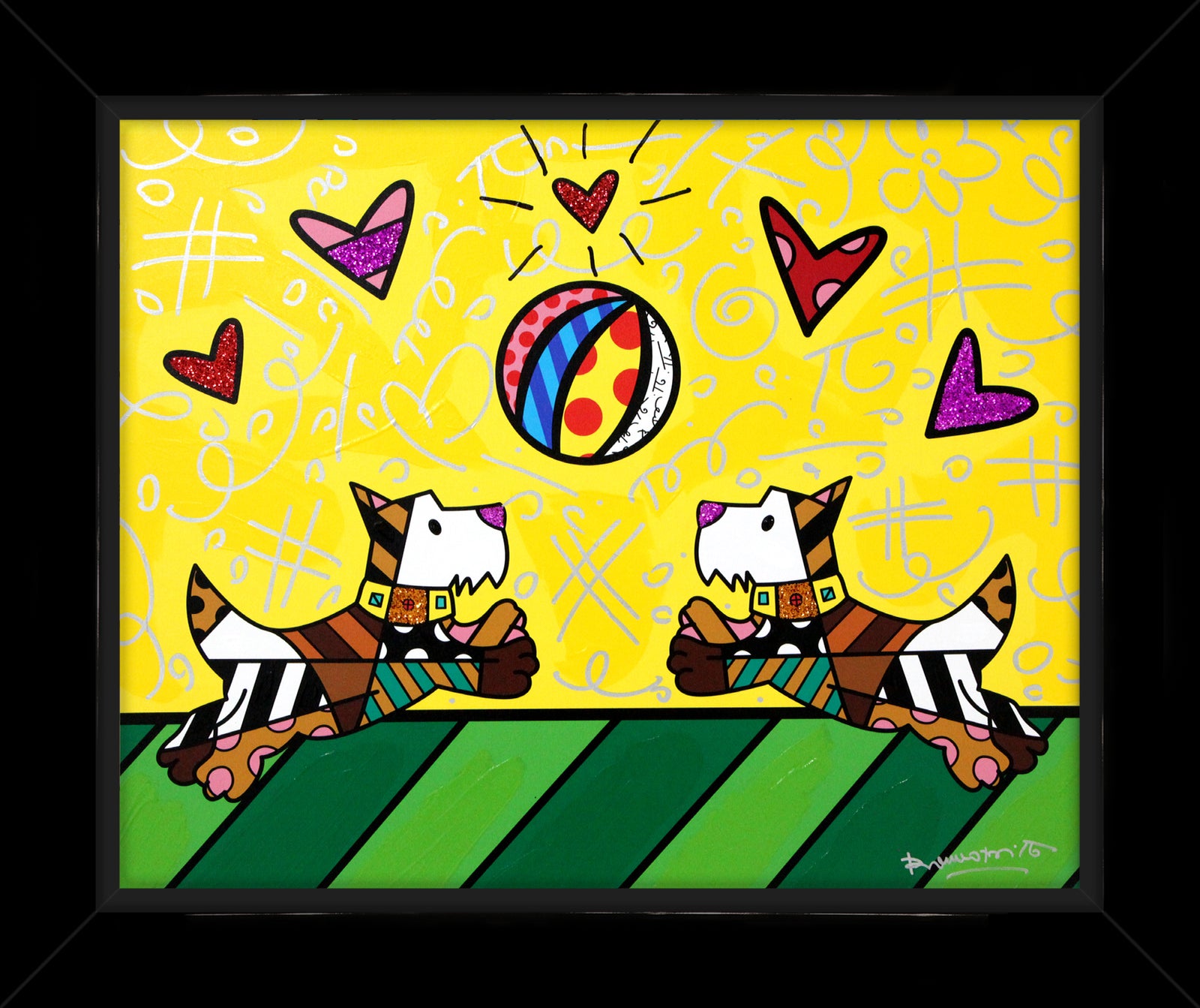 PLAYING TIME - Mixed Media Original