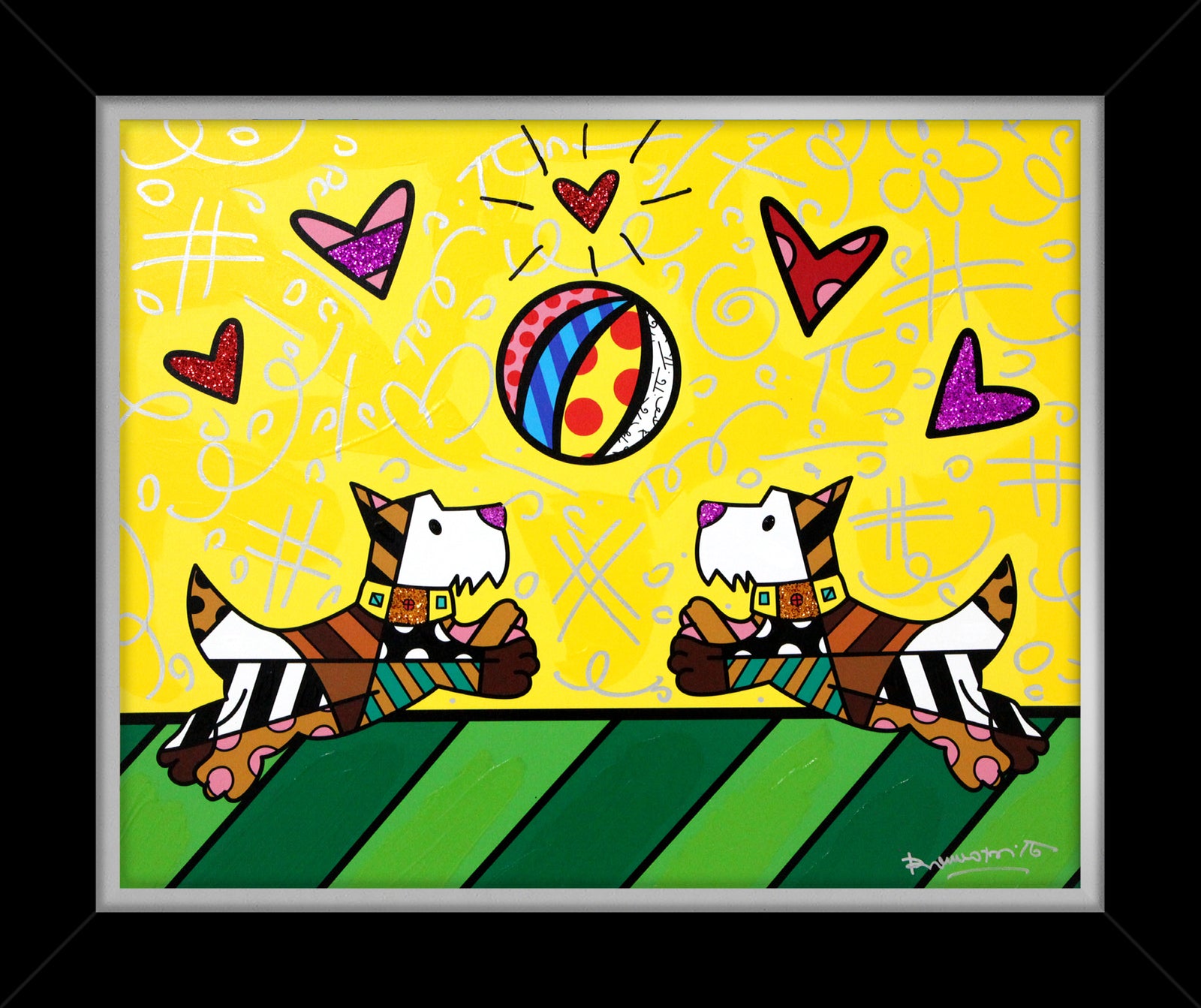 PLAYING TIME - Mixed Media Original