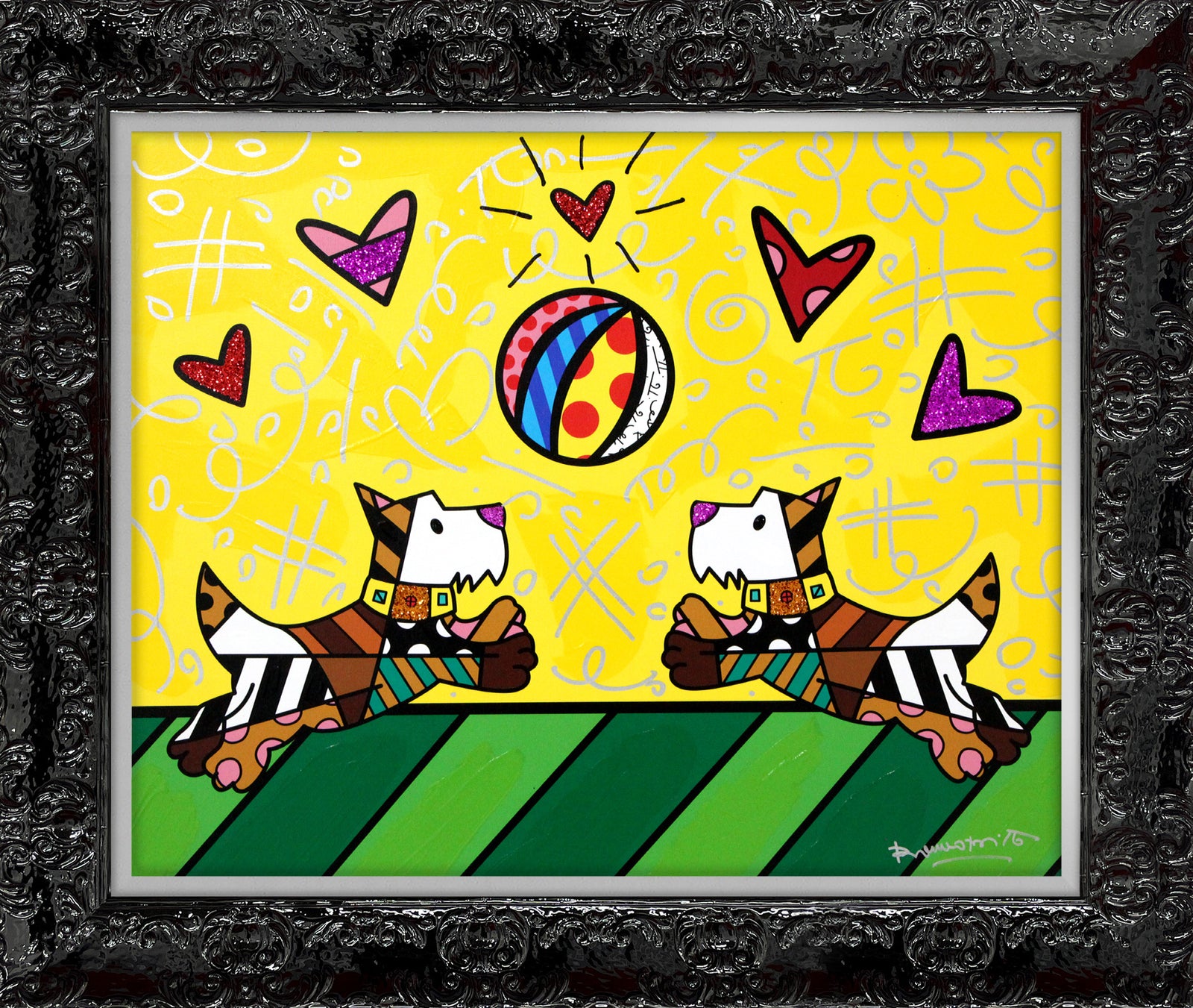 PLAYING TIME - Mixed Media Original