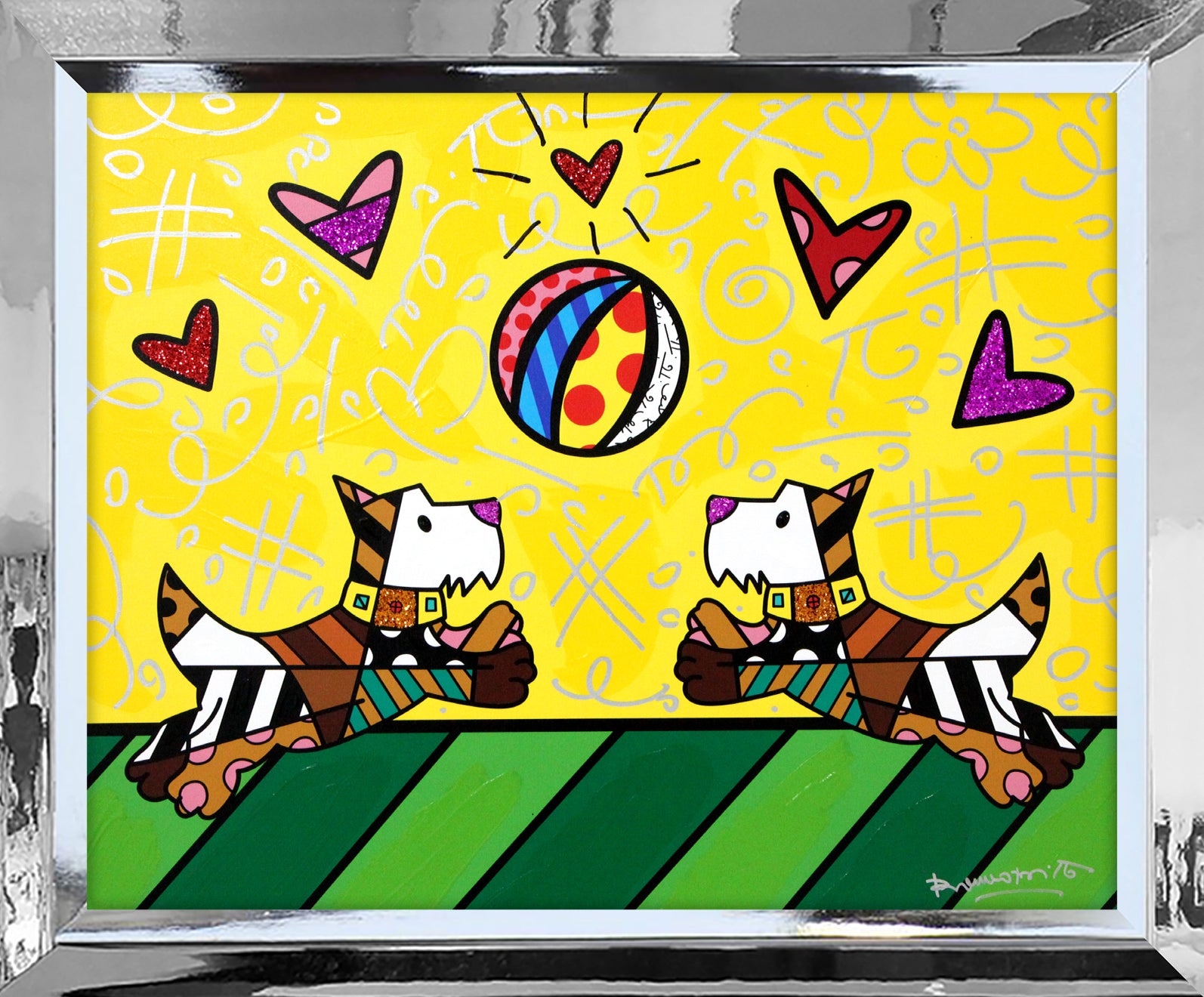 PLAYING TIME - Mixed Media Original