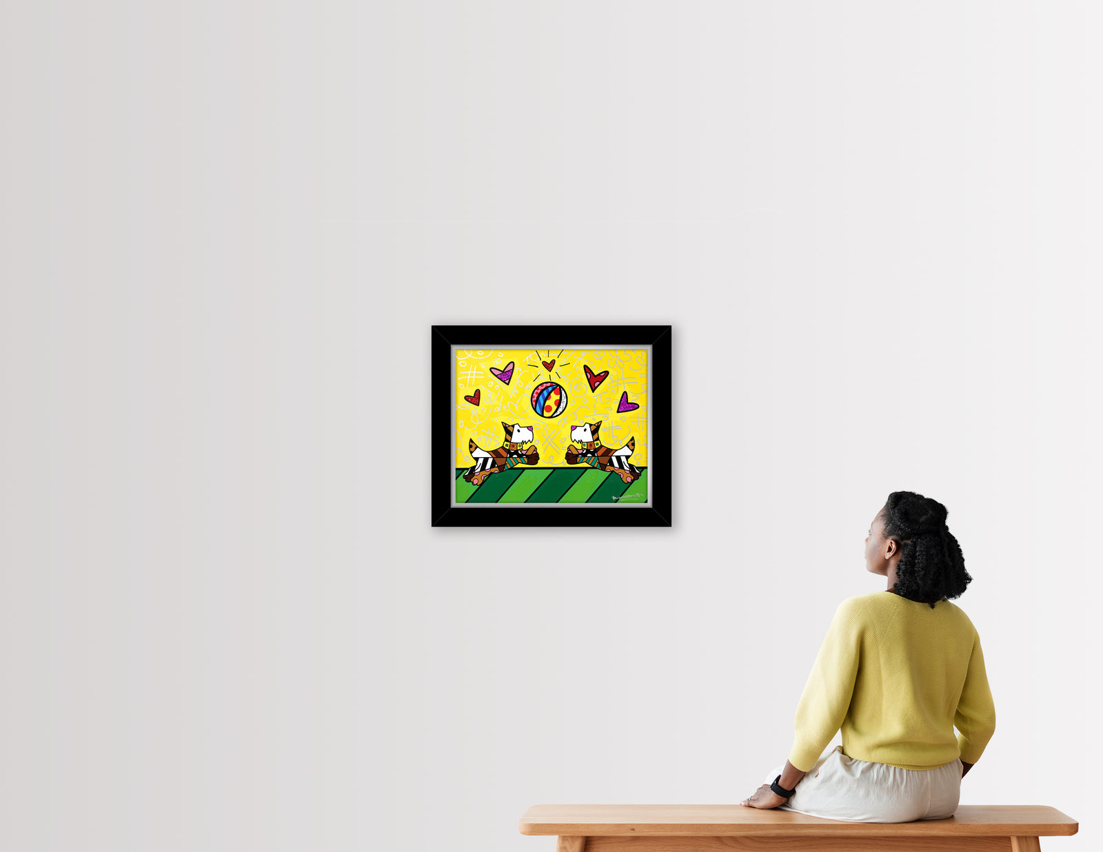 PLAYING TIME - Mixed Media Original