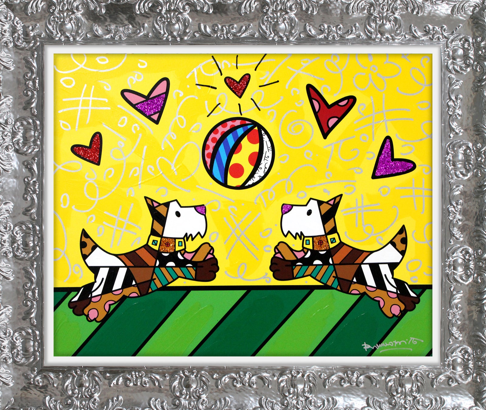 PLAYING TIME - Mixed Media Original