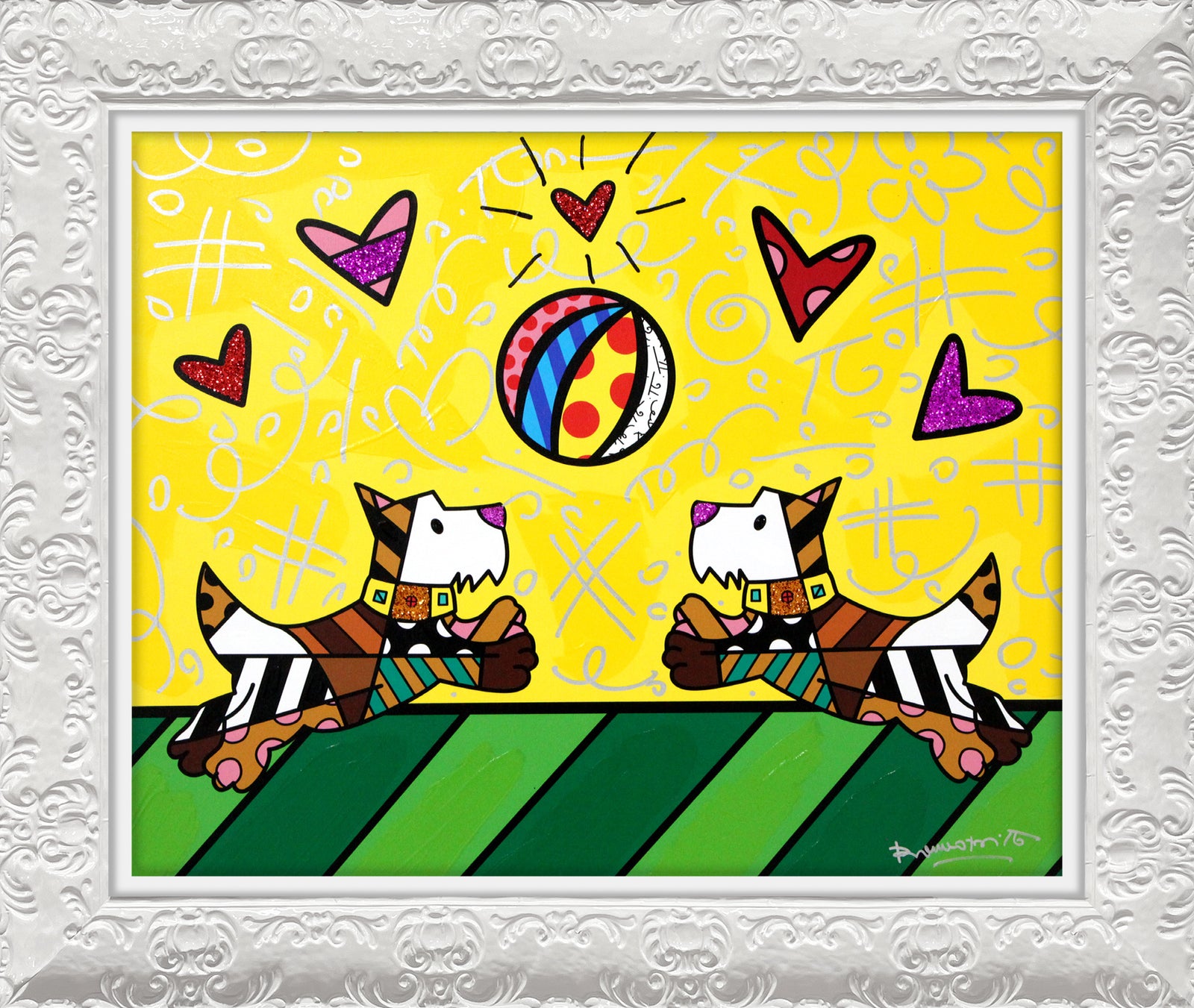 PLAYING TIME - Mixed Media Original