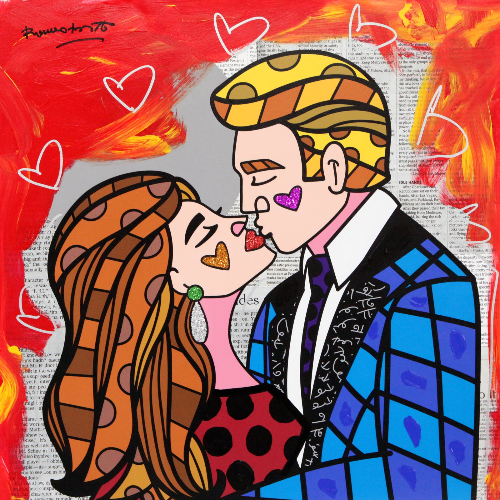 BEAUTIFUL DAY - Mixed Media Original