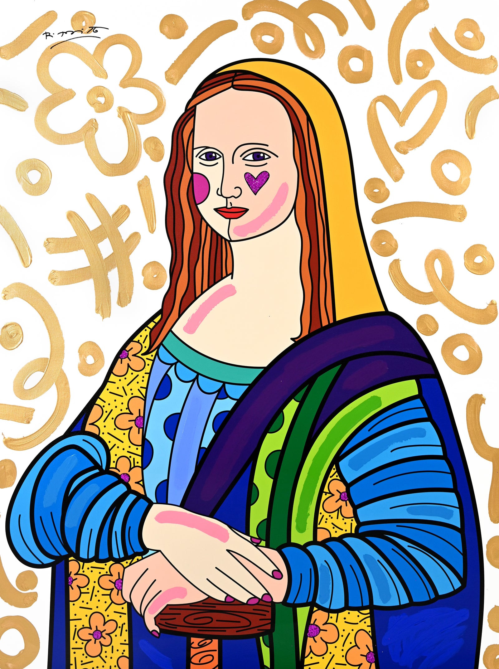 MONA LISA - Mixed Media Original