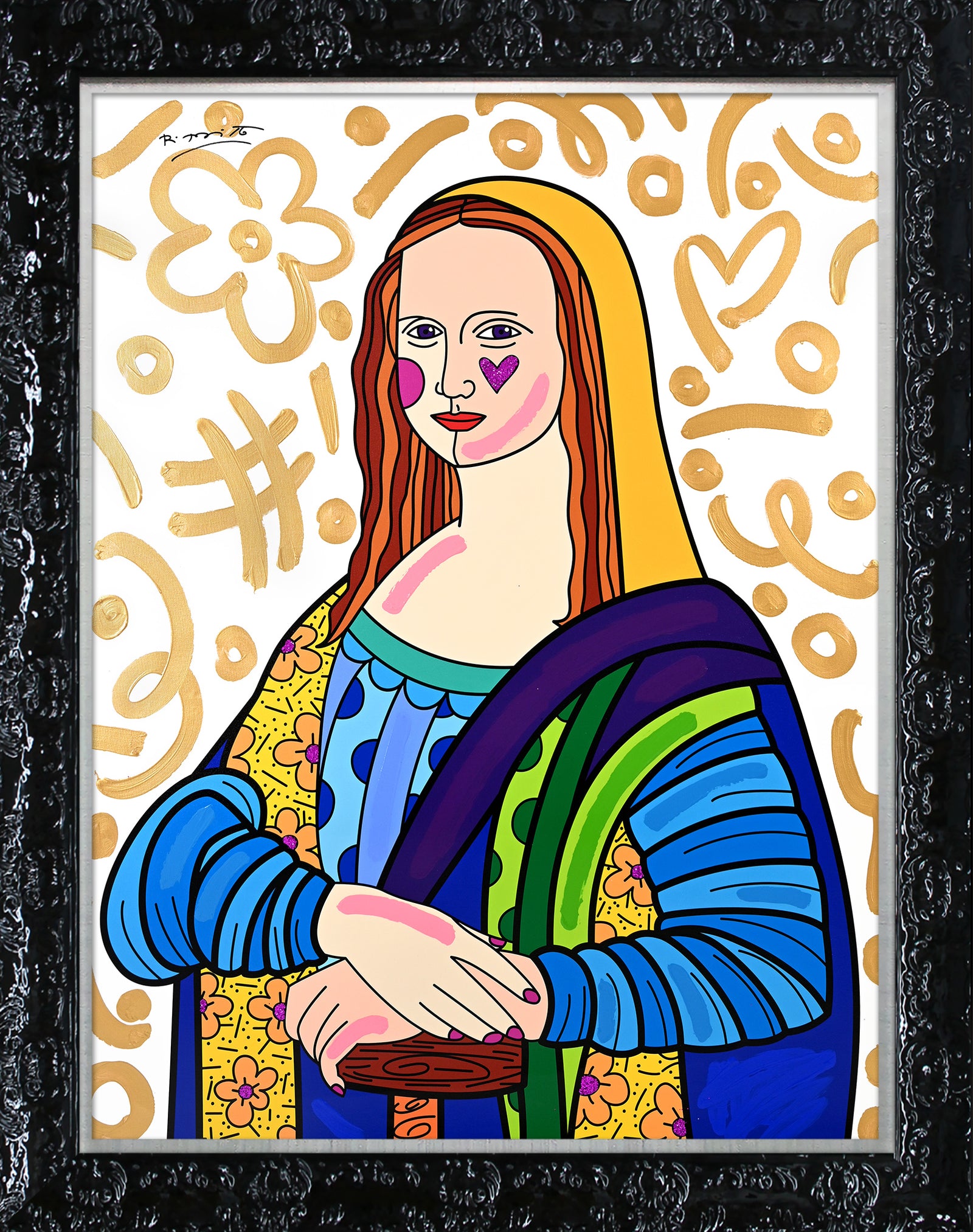 MONA LISA - Mixed Media Original