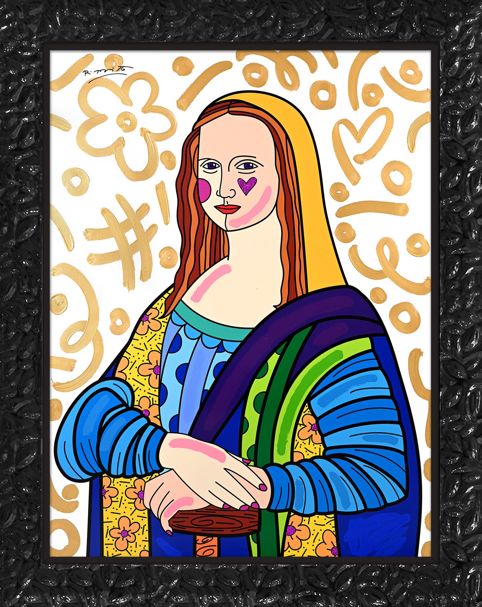 MONA LISA - Mixed Media Original