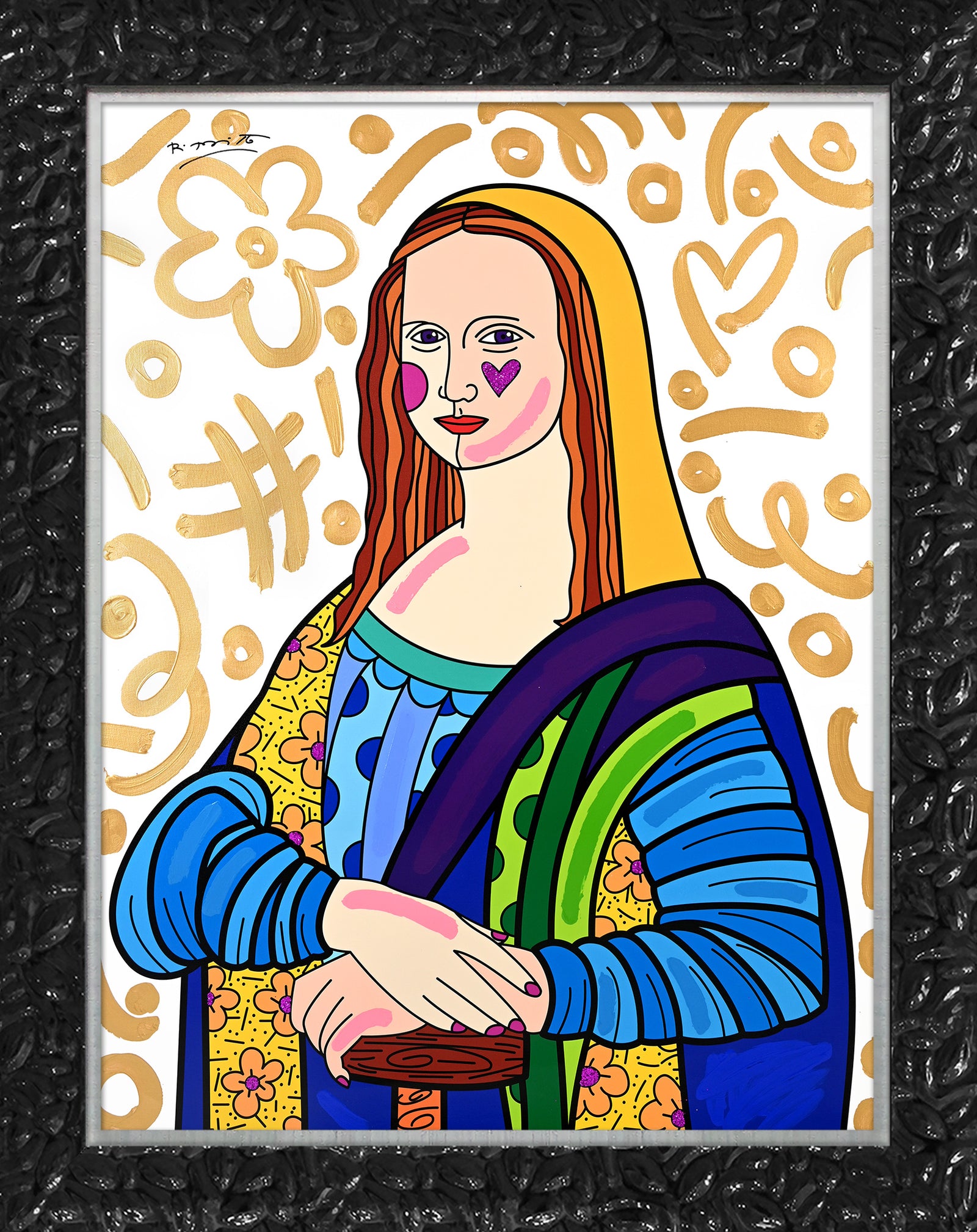 MONA LISA - Mixed Media Original