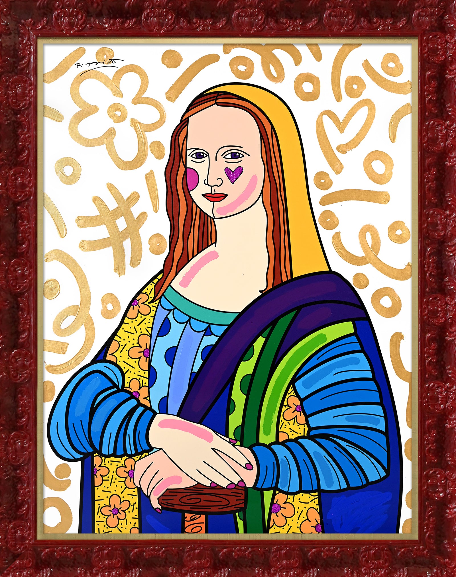 MONA LISA - Mixed Media Original