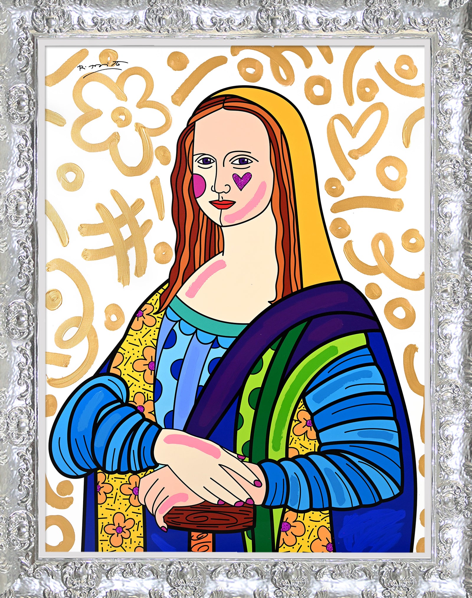 MONA LISA - Mixed Media Original