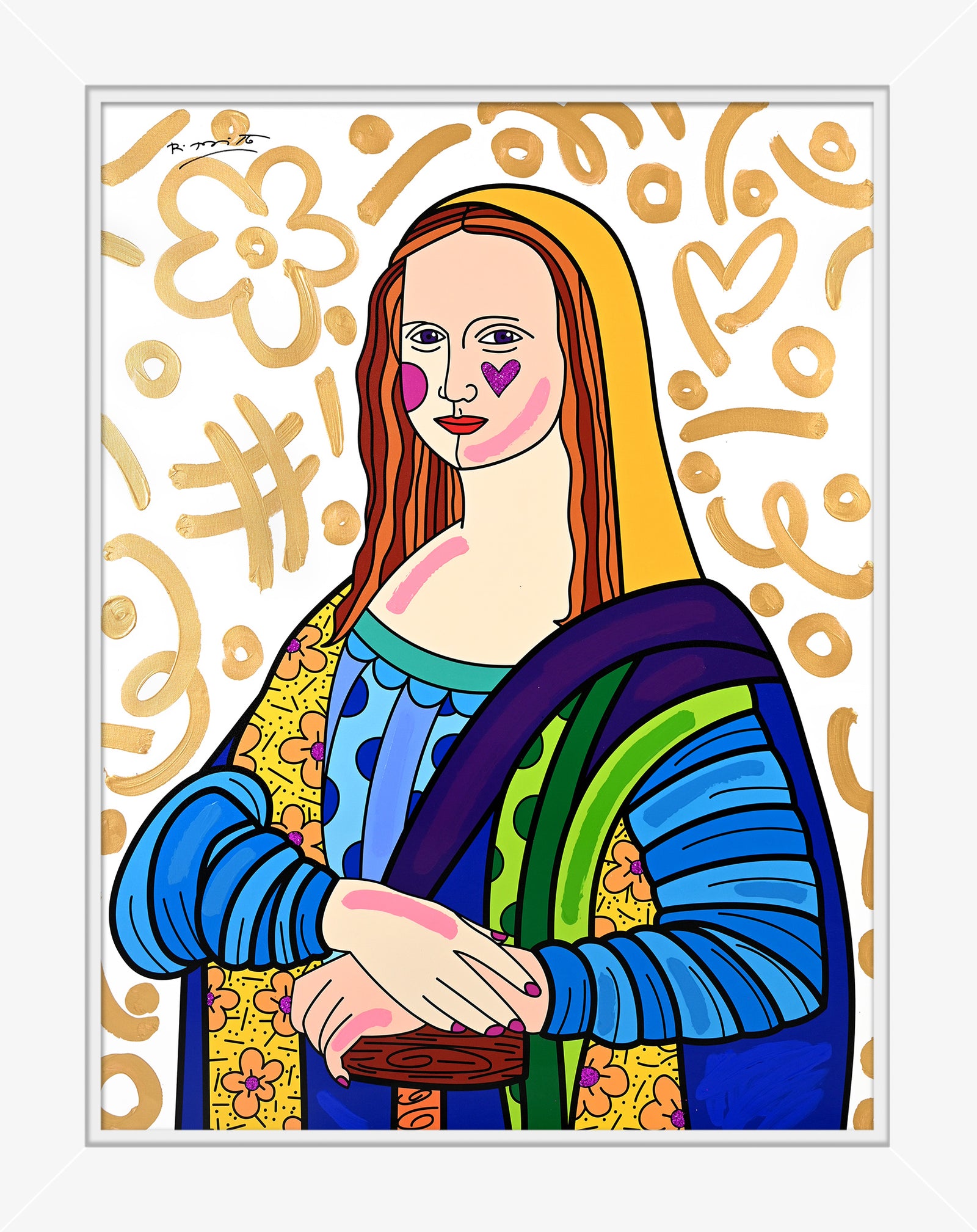 MONA LISA - Mixed Media Original