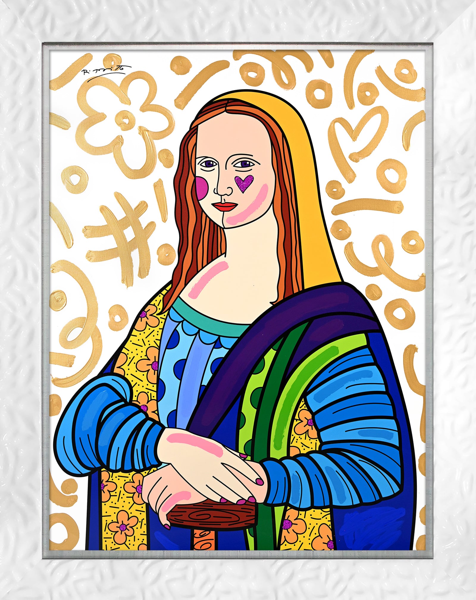 MONA LISA - Mixed Media Original