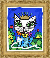 ROYALTY CAT - Mixed Media Original