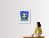 ROYALTY CAT - Mixed Media Original