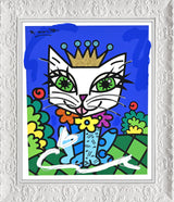 ROYALTY CAT - Mixed Media Original