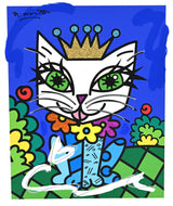 ROYALTY CAT - Mixed Media Original