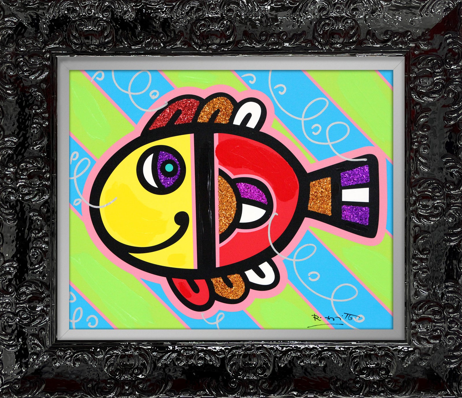 TROPICAL FISH - Mixed Media Original