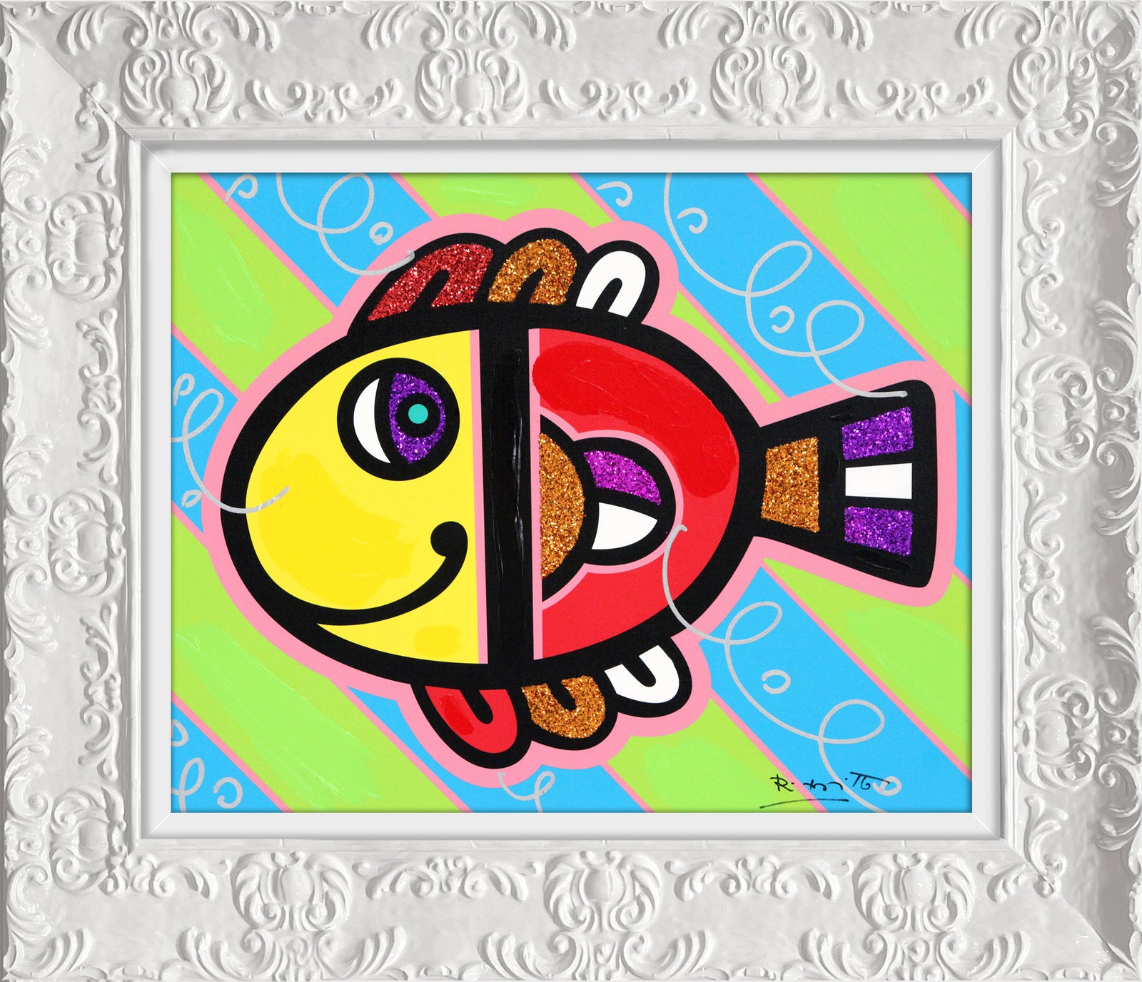 TROPICAL FISH - Mixed Media Original