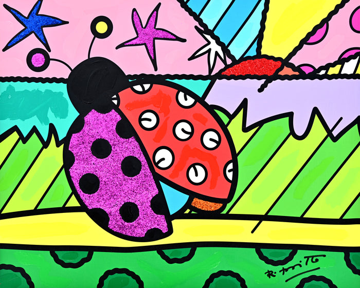 LADY BUG - Mixed Media Original