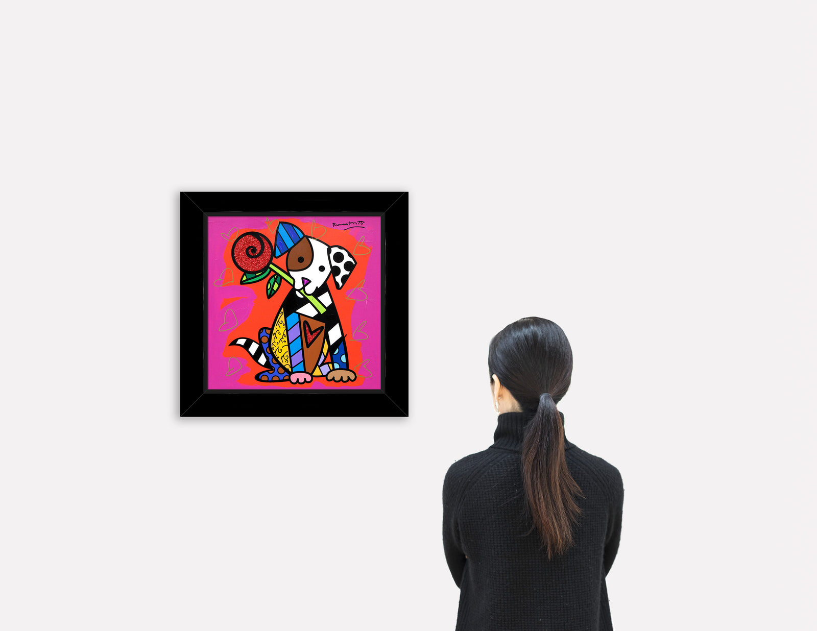 PUPPY LOVE - Mixed Media Original