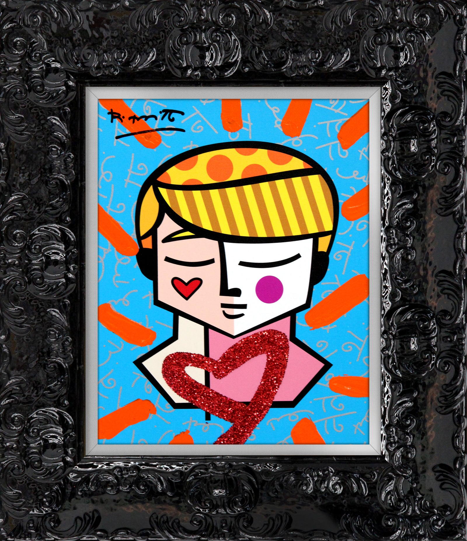 modern pop art grant mixed media original vibrant home decor