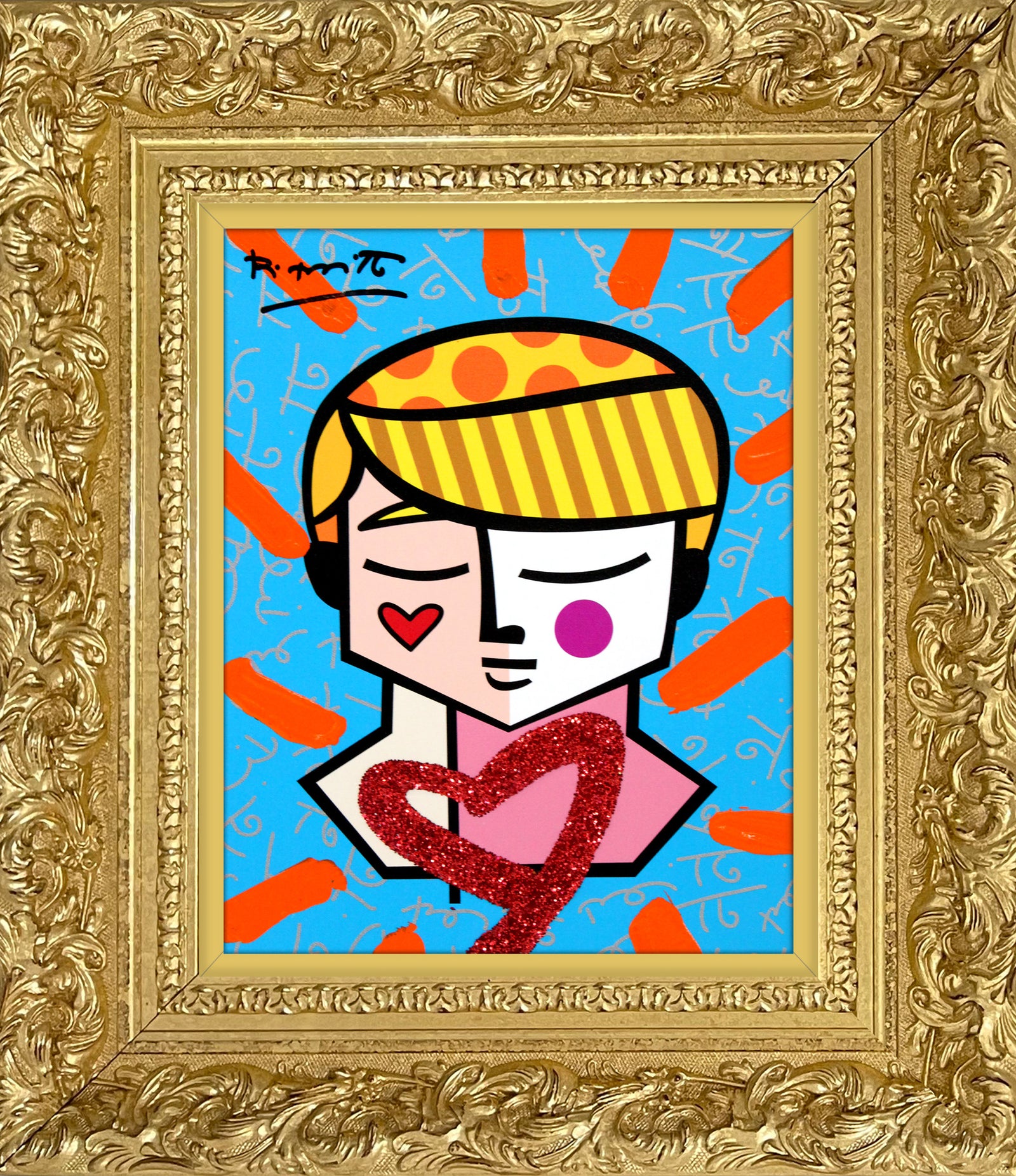 grant mixed media original colorful decorative collectible gift idea