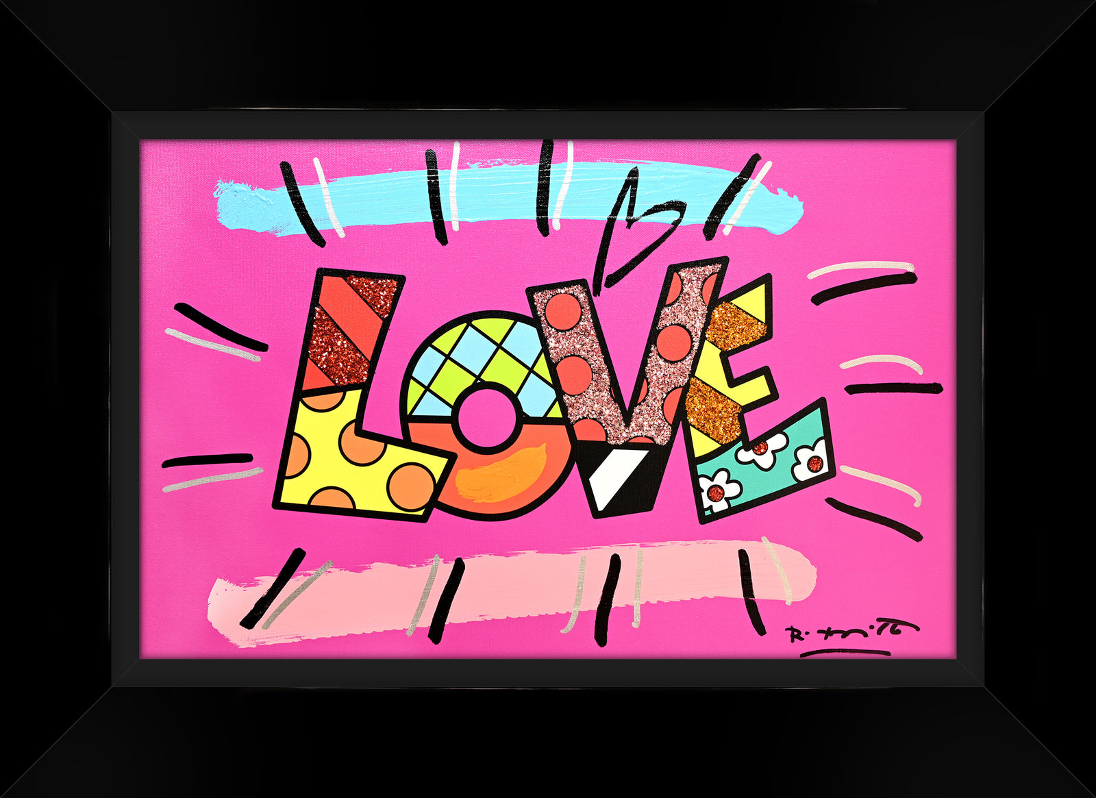 LOVE (WORD) - Mixed Media Original