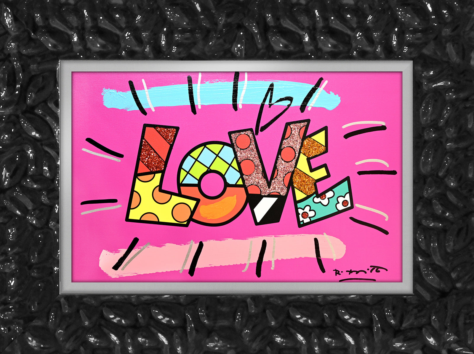 LOVE (WORD) - Mixed Media Original