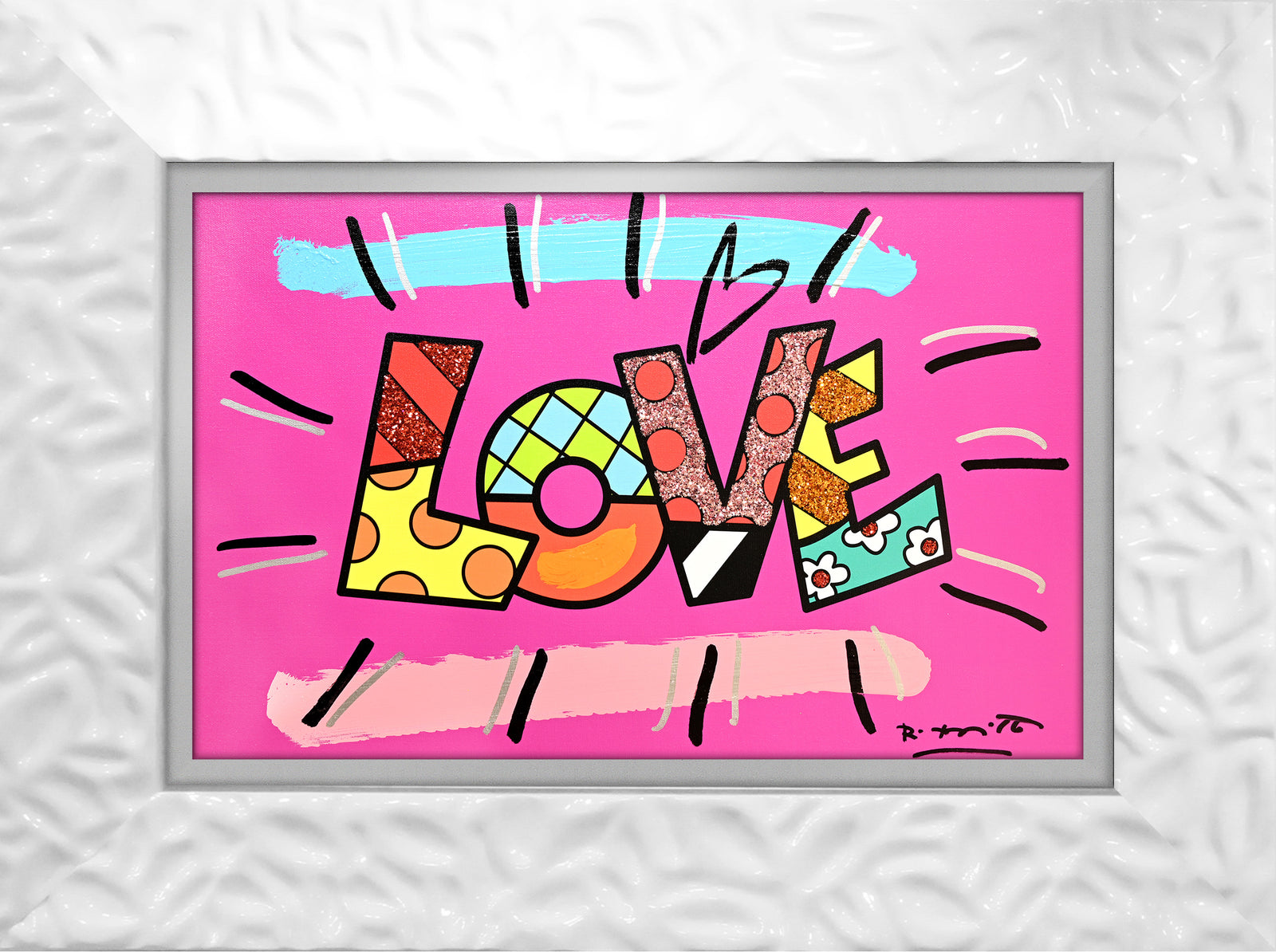 LOVE (WORD) - Mixed Media Original