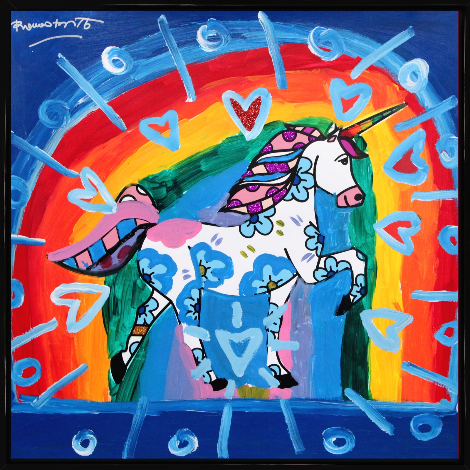 UNICORN - Mixed Media Original