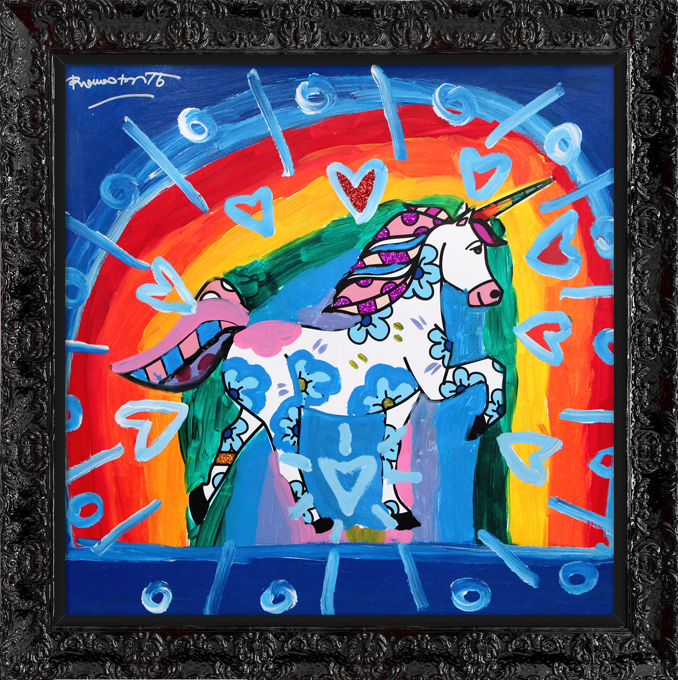 UNICORN - Mixed Media Original