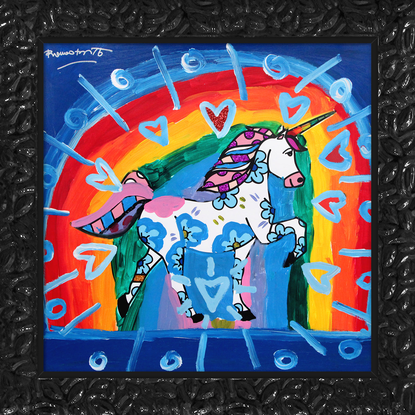 UNICORN - Mixed Media Original