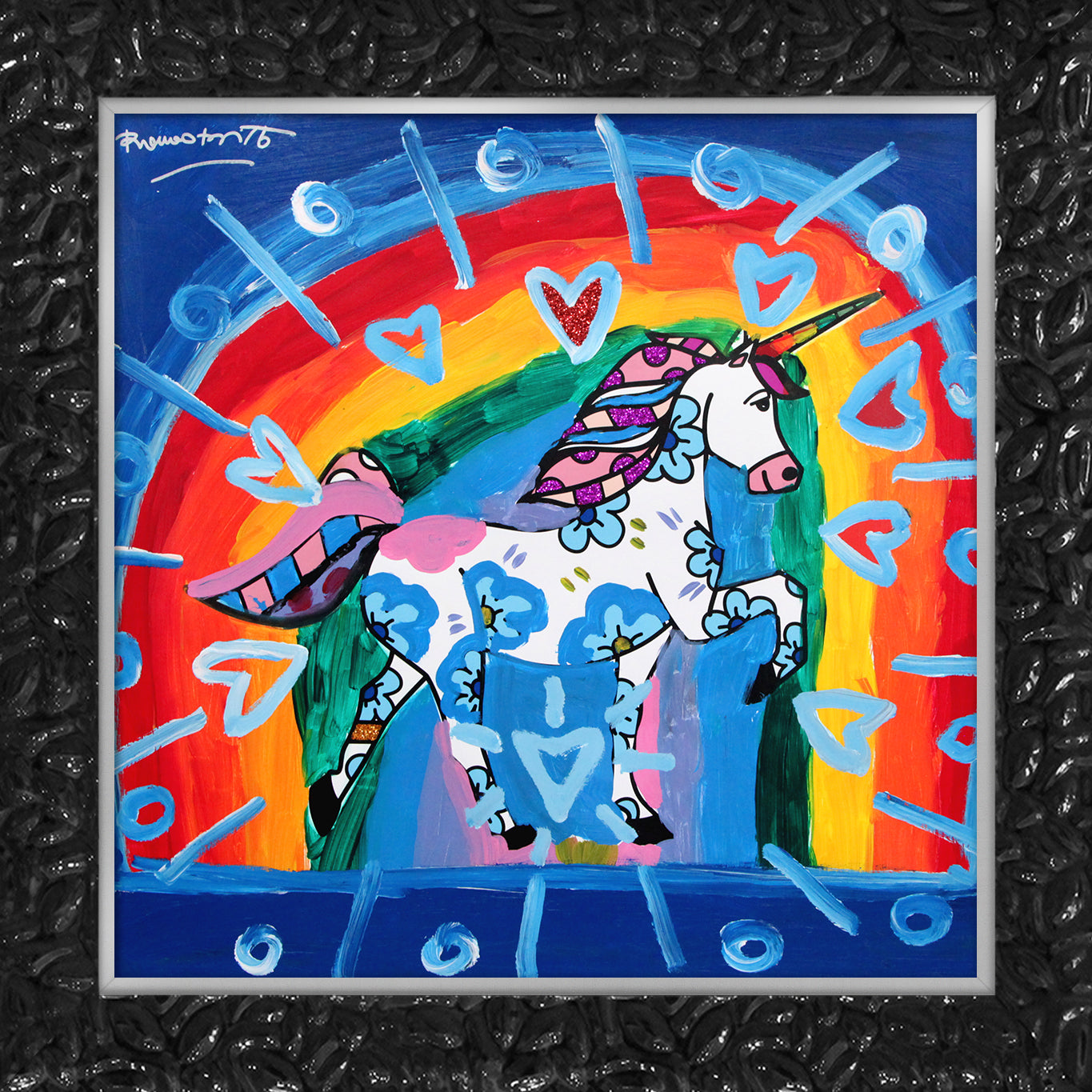 UNICORN - Mixed Media Original