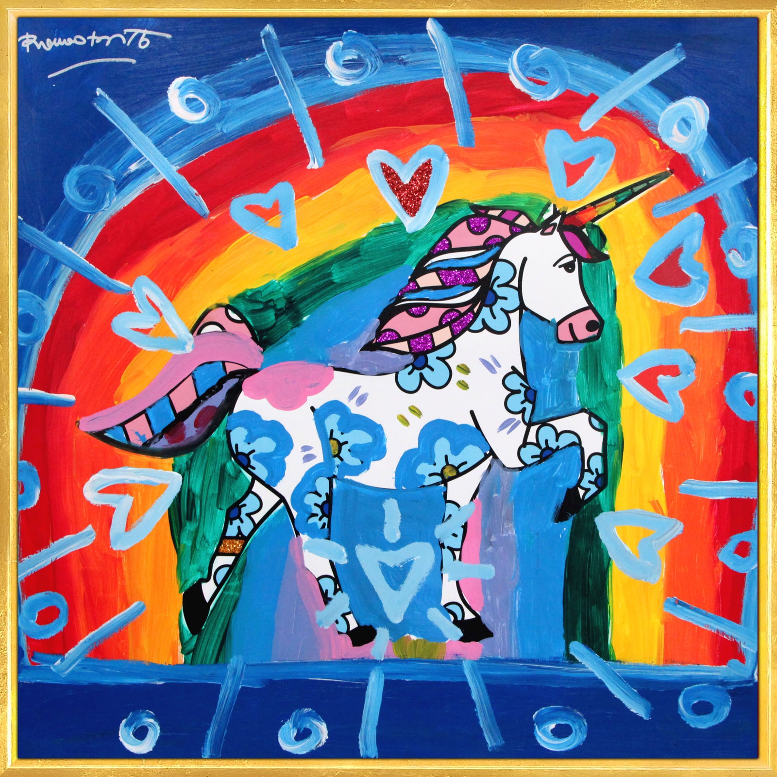 UNICORN - Mixed Media Original