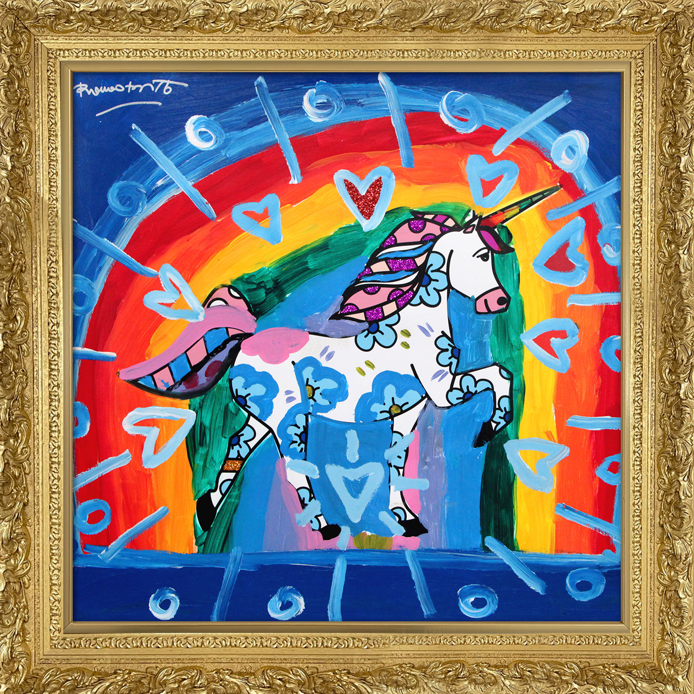 UNICORN - Mixed Media Original