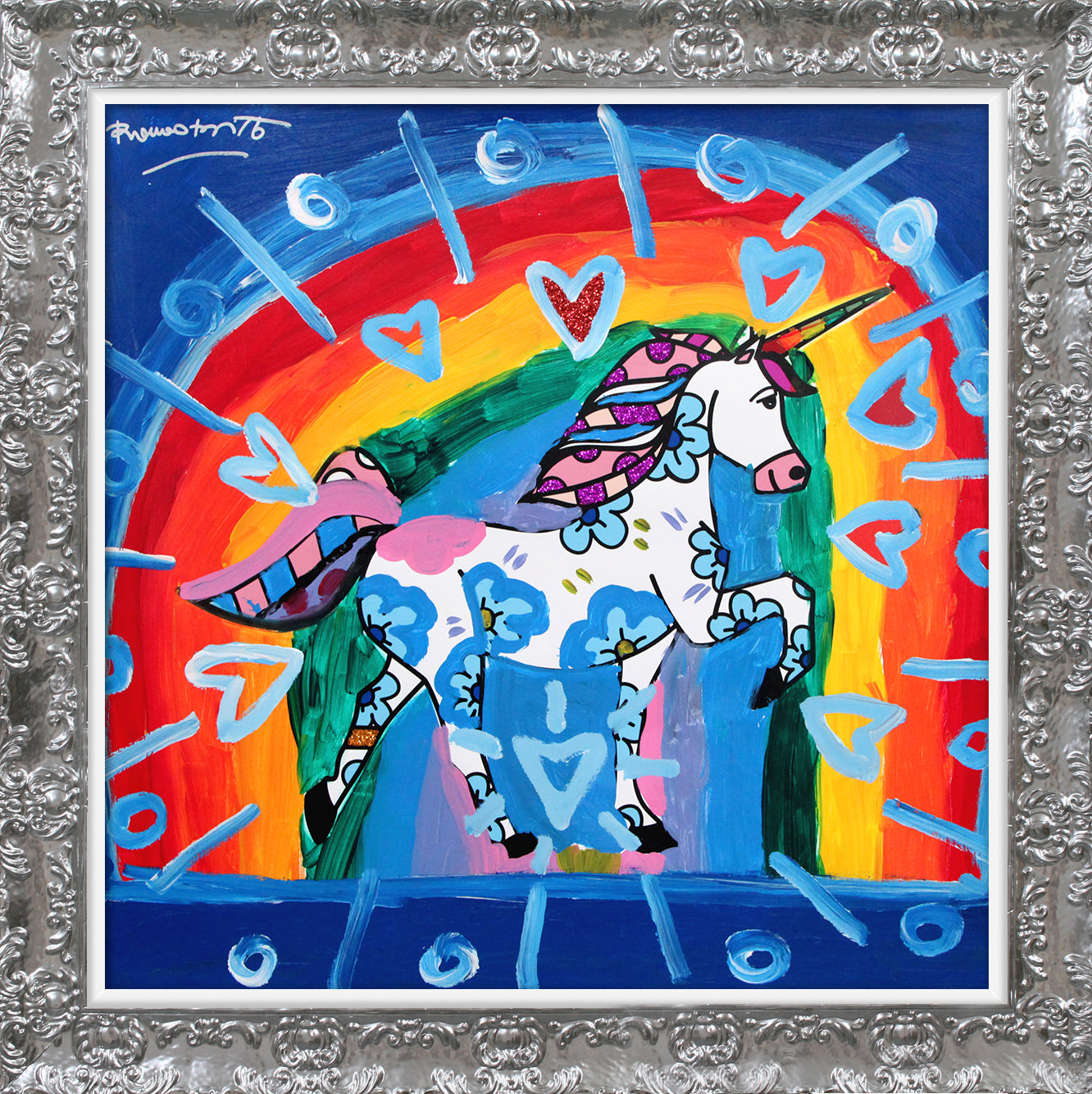 UNICORN - Mixed Media Original