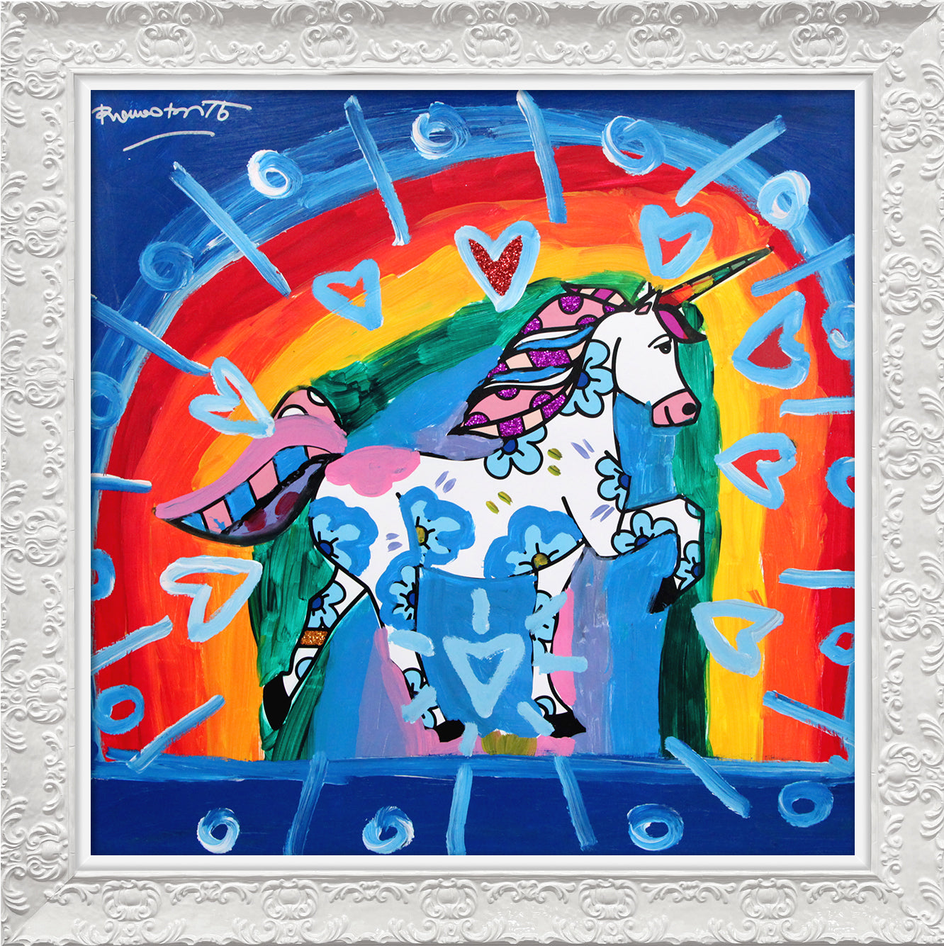 UNICORN - Mixed Media Original